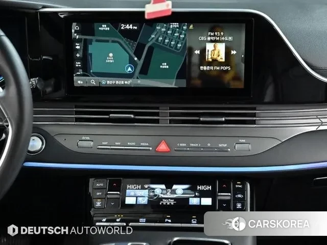 Hyundai The New Grandeur IG Hybrid 2022 Черный из Кореи, фото 5