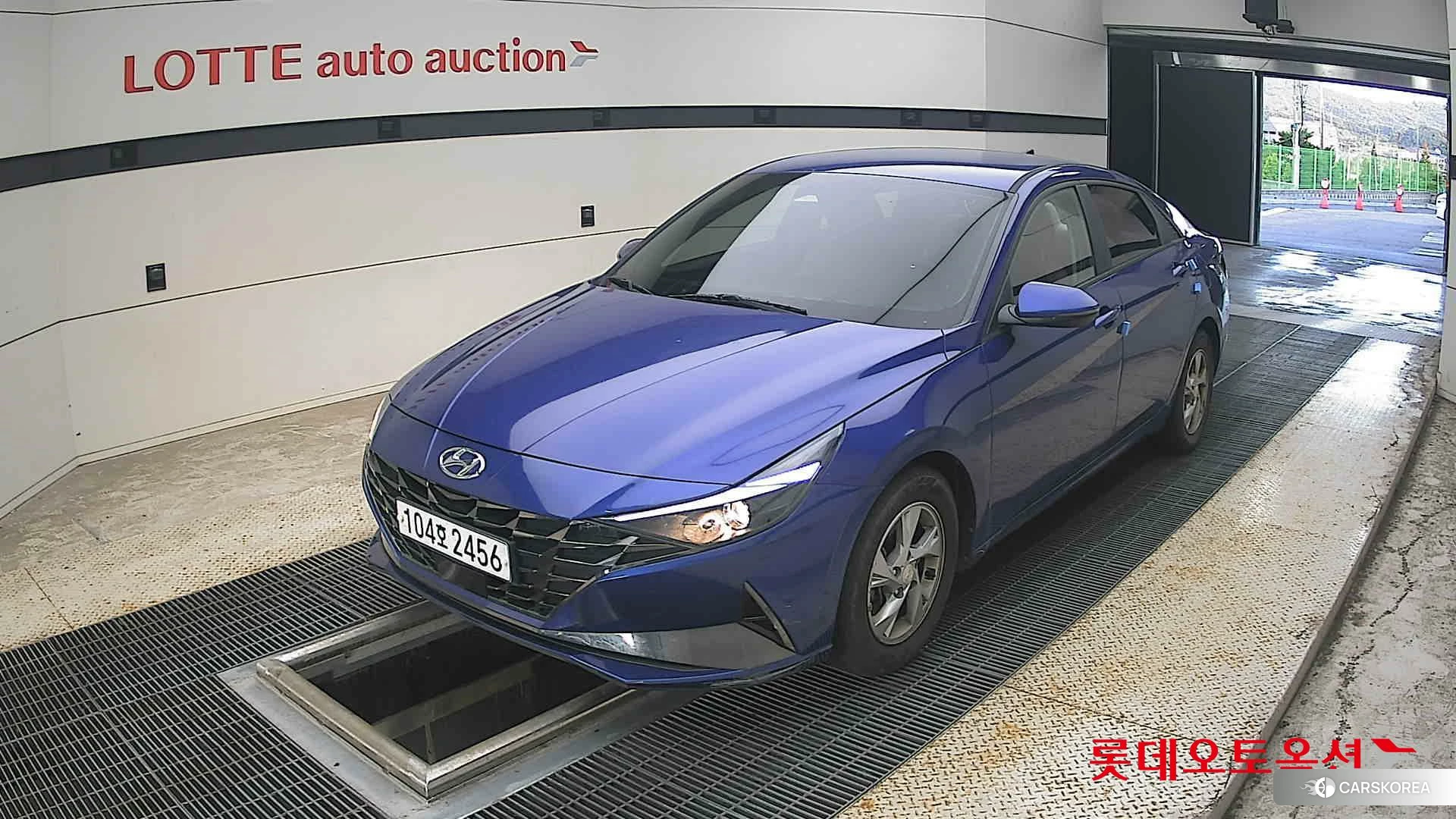 Hyundai Avante 2021 Intense Blue из Кореи, фото 5