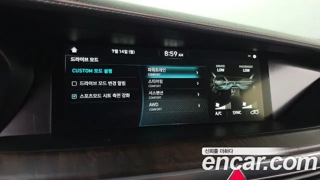 Genesis G90 2019 Черный из Кореи, фото 5