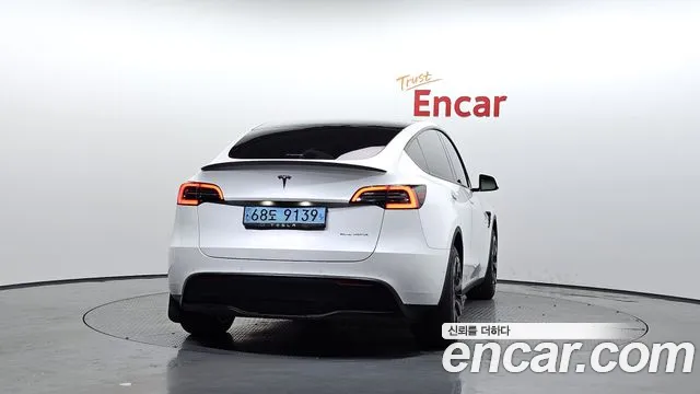 Tesla Model Y 2021 Белый из Кореи, фото 5