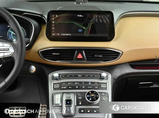 Hyundai The New Santa Fe 2023 Черный из Кореи, фото 5
