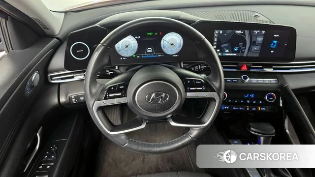 Hyundai Avante Hybrid (CN7) 2022 Красный из Кореи, фото 5