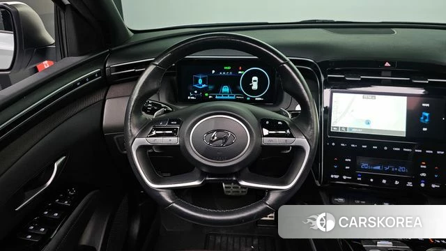 Hyundai Tucson Hybrid (NX4) 2021 Белый из Кореи, фото 5