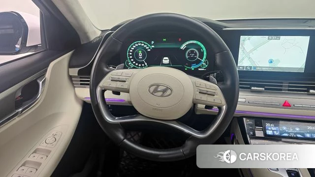 Hyundai The New Grandeur IG Hybrid 2022 Белый из Кореи, фото 5