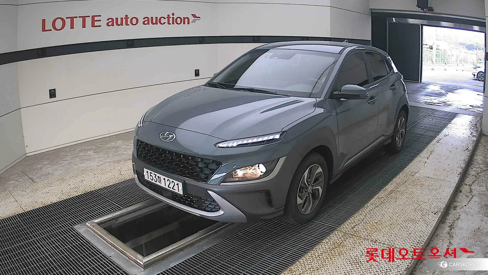 Hyundai Kona Hybrid 2021 Jungle Green Pearl из Кореи, фото 5