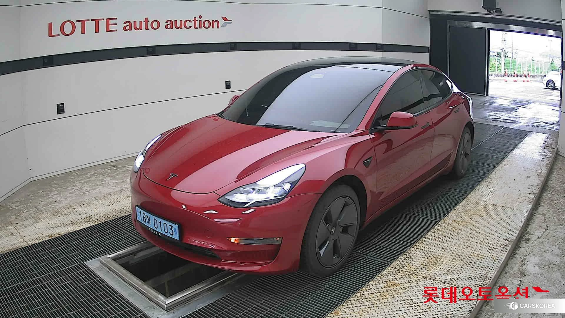 Tesla Model 3 Long Range 2022 Red Multi-coat из Кореи, фото 5