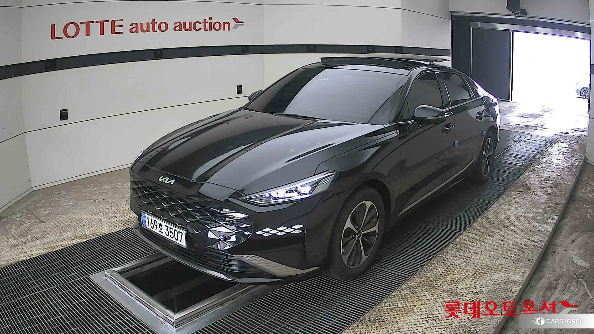 Kia K8 Hybrid 2022 Черный из Кореи, фото 5