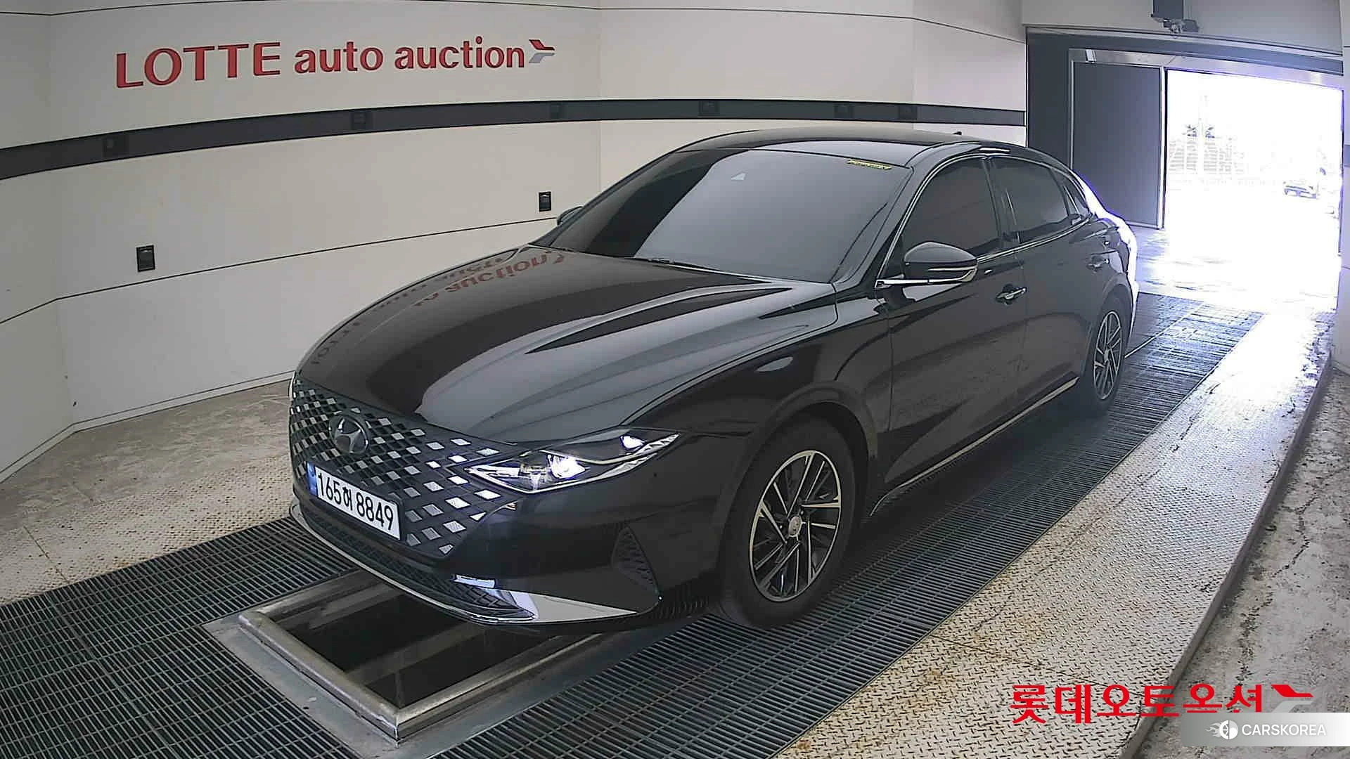 Hyundai Grandeur 2022 Midnight Black Pearl из Кореи, фото 5
