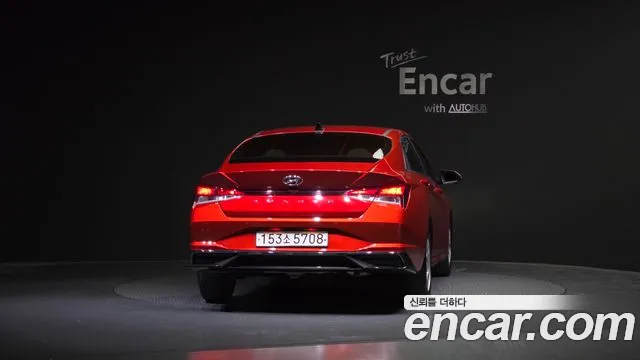 Hyundai Avante (CN7) 2020 Красный из Кореи, фото 5