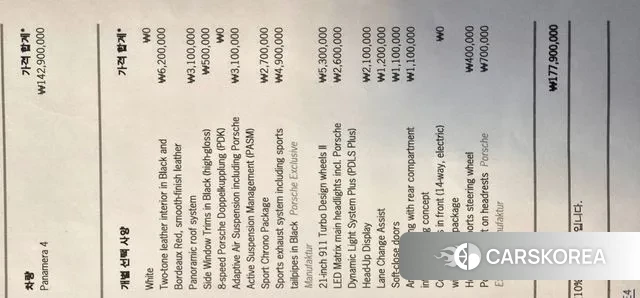 Porsche Panamera (971) 2021 Белый из Кореи, фото 5
