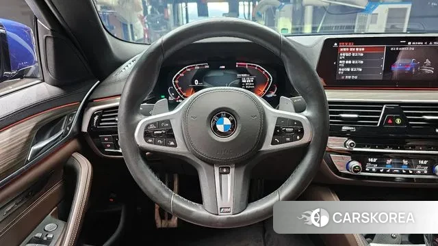 BMW 5 Series (G30) 2020 Синий из Кореи, фото 5