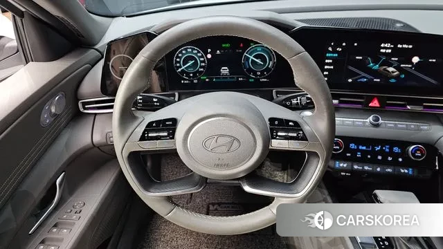 Hyundai The New Avante Hybrid (CN7) 2023 Белый из Кореи, фото 5