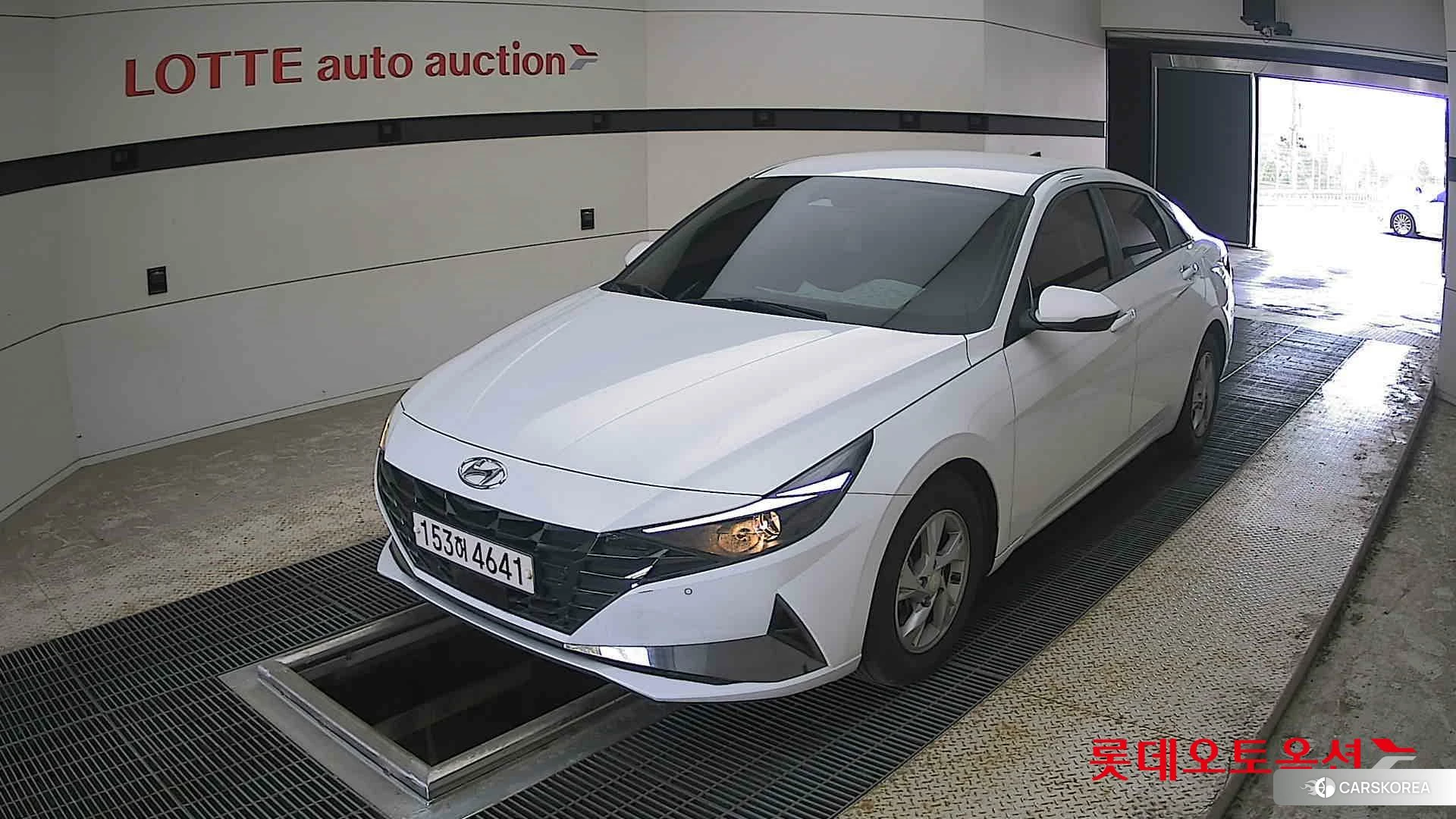 Hyundai Avante 2021 Polar White из Кореи, фото 5
