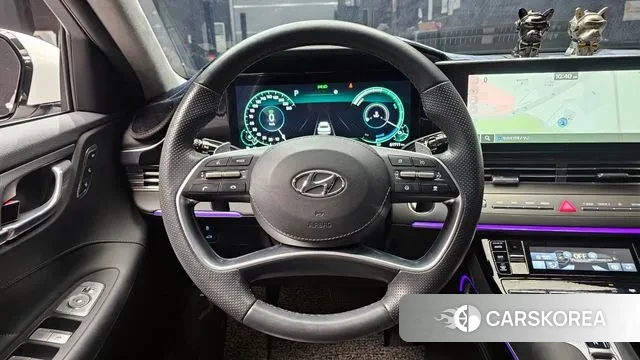 Hyundai The New Grandeur IG Hybrid 2022 Белый из Кореи, фото 5