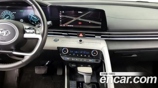 Hyundai Avante Hybrid (CN7) 2021 Серый из Кореи, фото 5