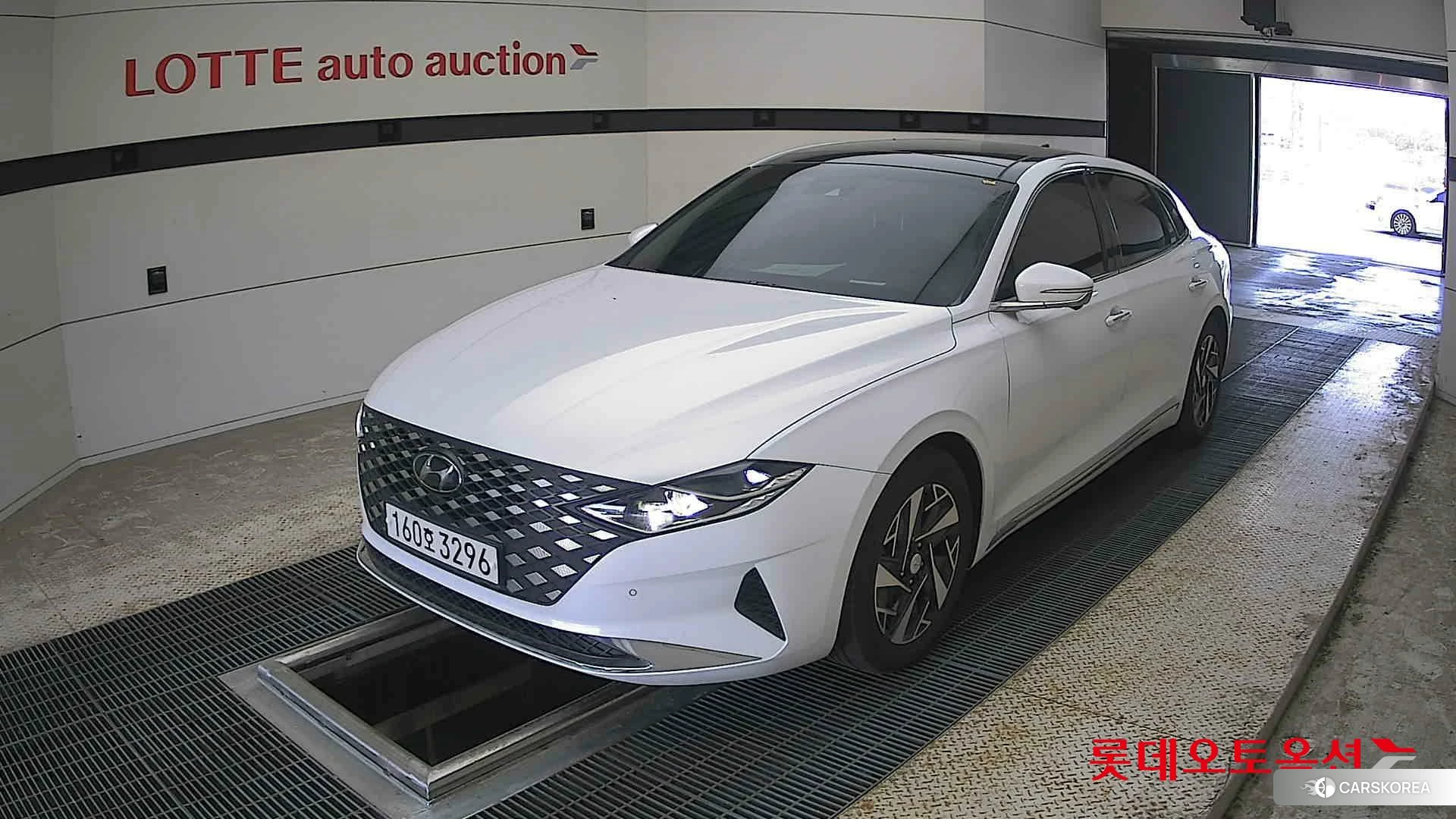 Hyundai Grandeur Hybrid 2021 White cream (optional) из Кореи, фото 5