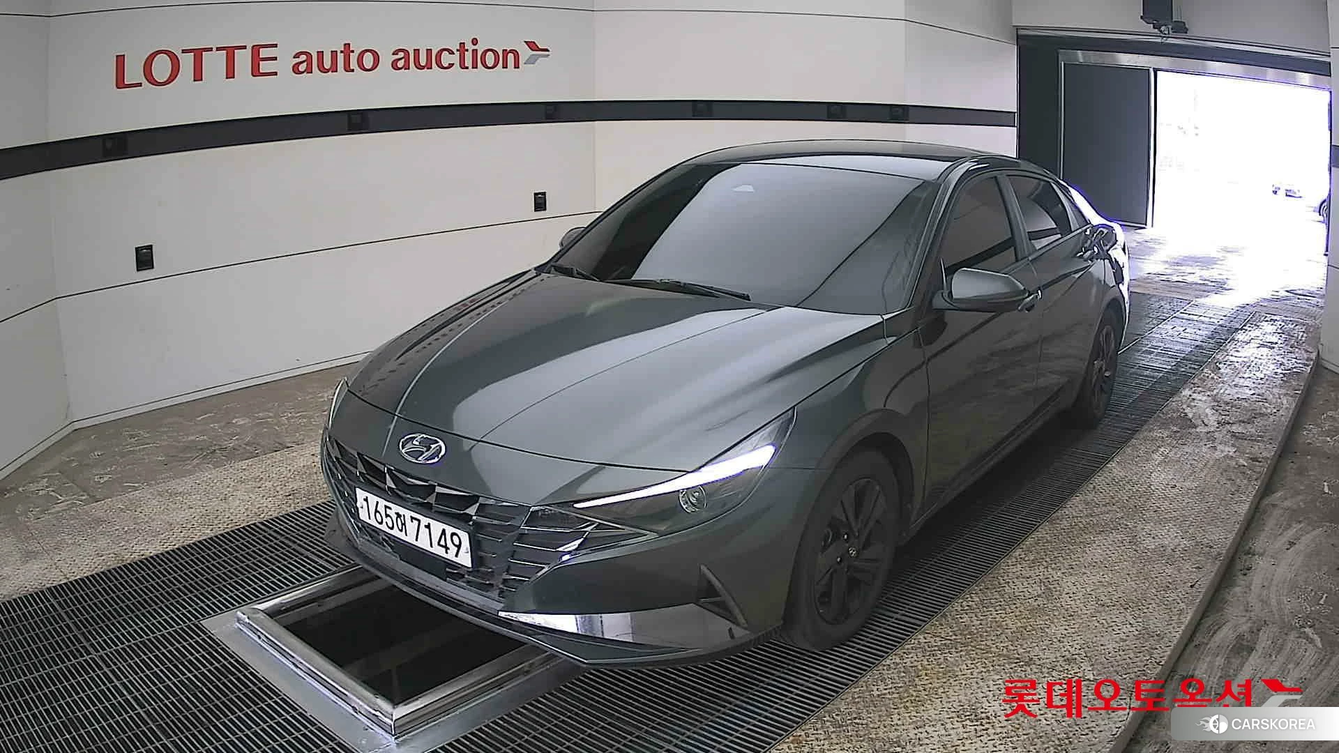 Hyundai Avante Hybrid 2022 Amazon Grey Metallic из Кореи, фото 5