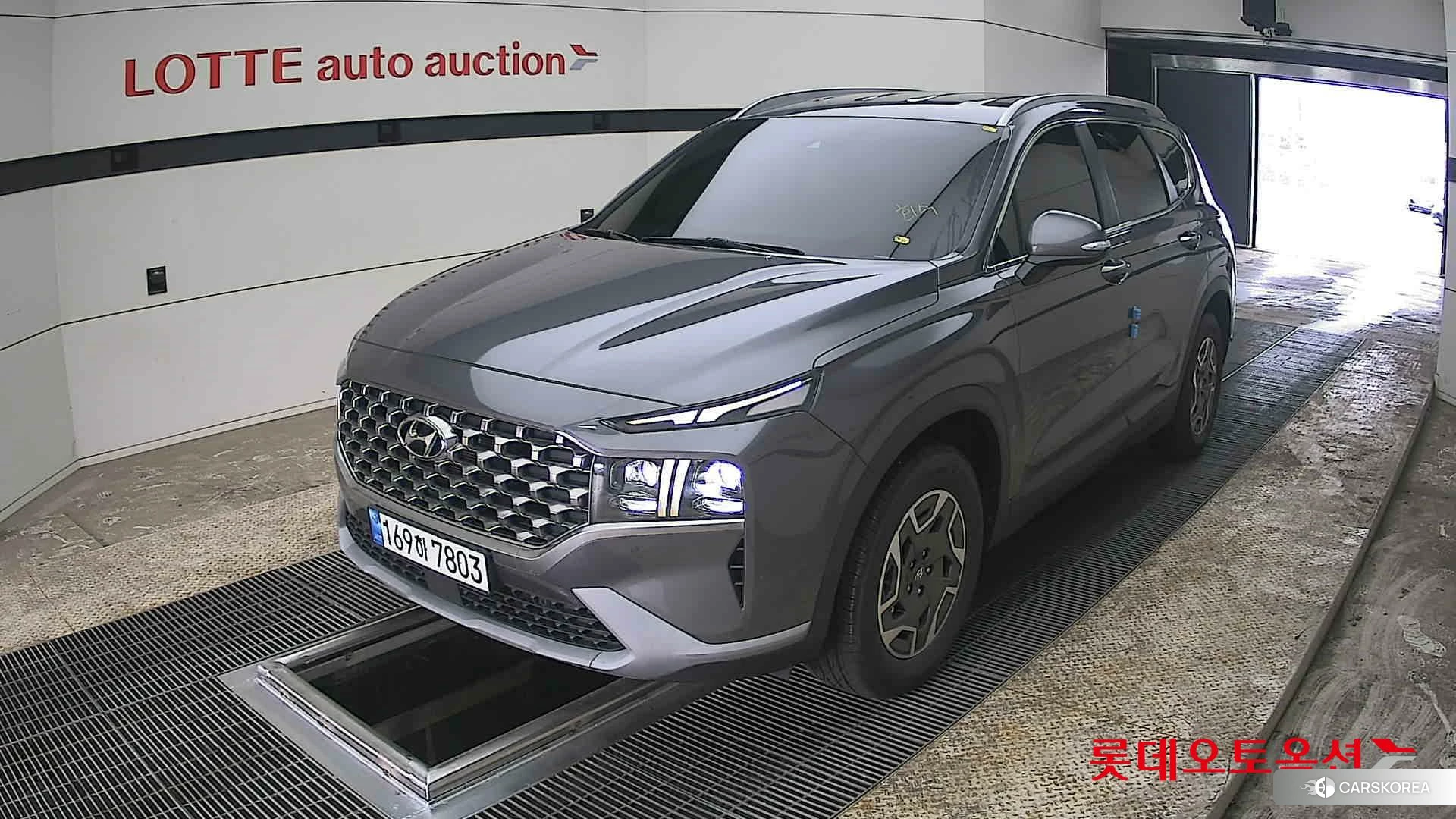 Hyundai Santa Fe Hybrid 2022 Magnetic Grey Metallic из Кореи, фото 5