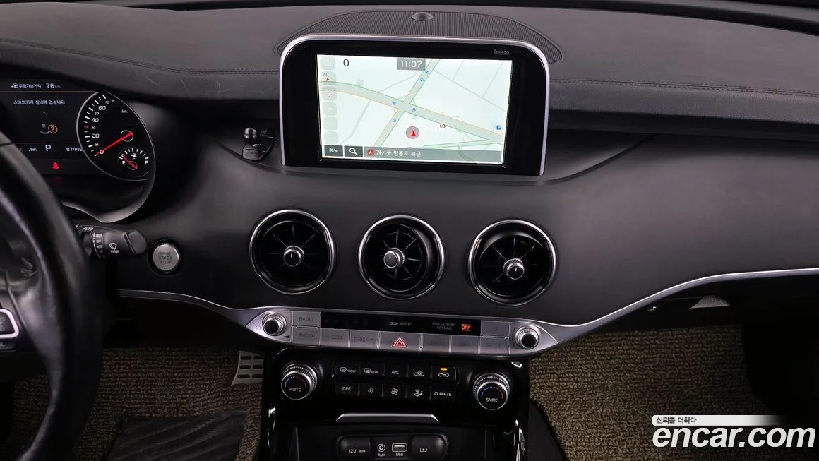 Kia Stinger 2018 Серый из Кореи, фото 5