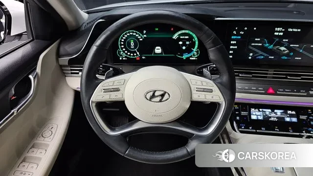 Hyundai The New Grandeur IG Hybrid 2021 Белый из Кореи, фото 5