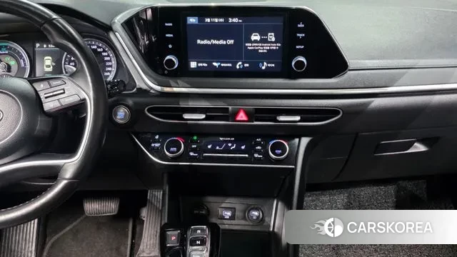 Hyundai Sonata Hybrid (DN8) 2021 Белый из Кореи, фото 5