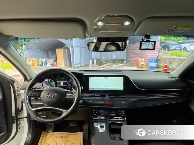 Hyundai The New Grandeur IG Hybrid 2021 Белый из Кореи, фото 5