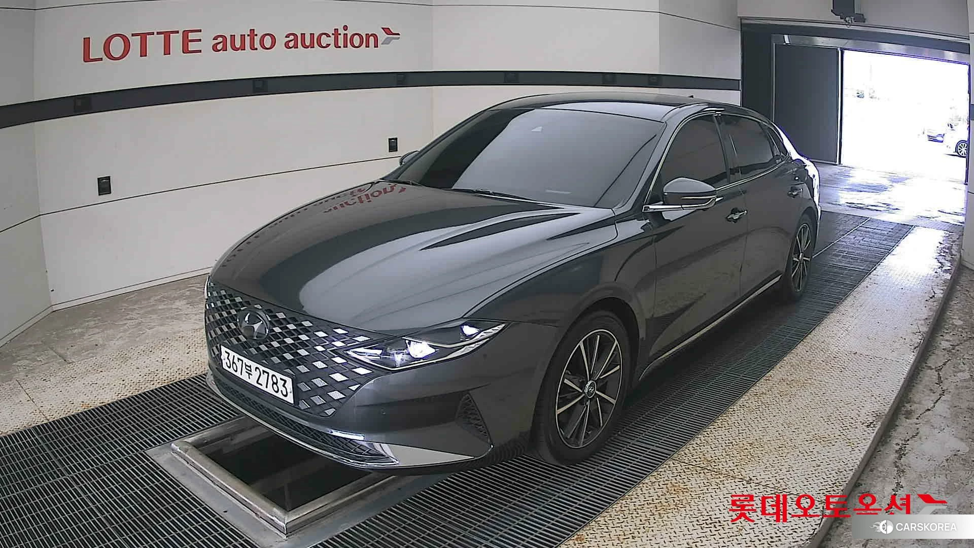 Hyundai Grandeur 2022 Nocturne Grey Metallic из Кореи, фото 5