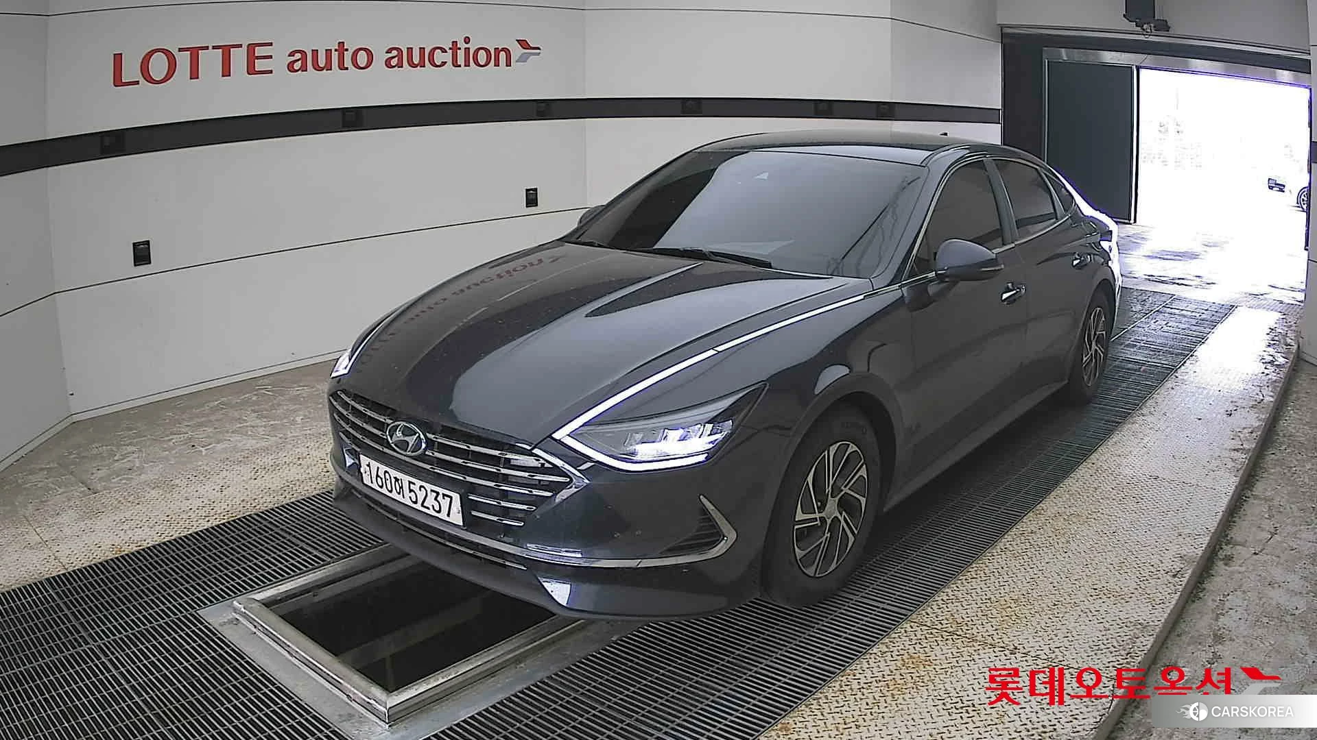 Hyundai Sonata Hybrid 2021 Oxford Blue Metallic из Кореи, фото 5