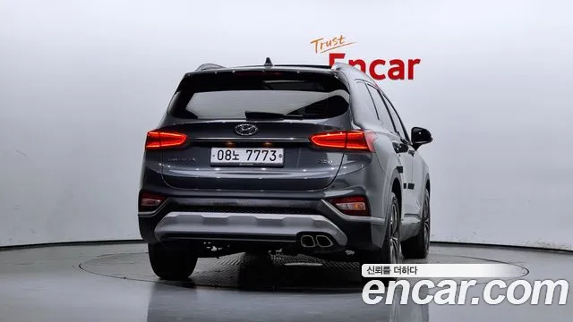 Hyundai Santa Fe TM 2018 Темно-зеленый из Кореи, фото 5