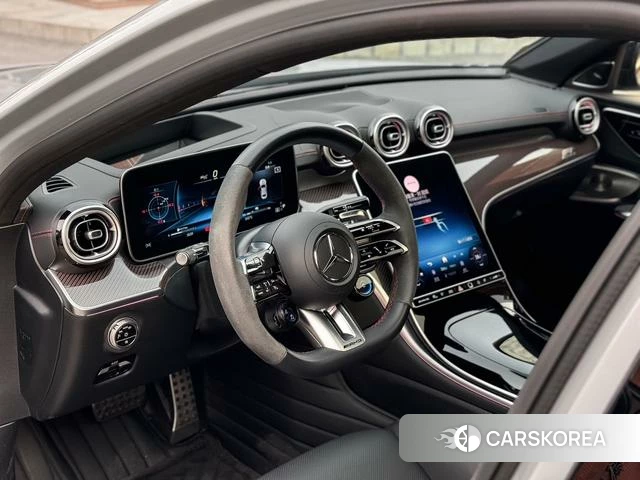 Mercedes-Benz C-class AMG PHEV 2024 Серебристо-серый из Китая, фото 5