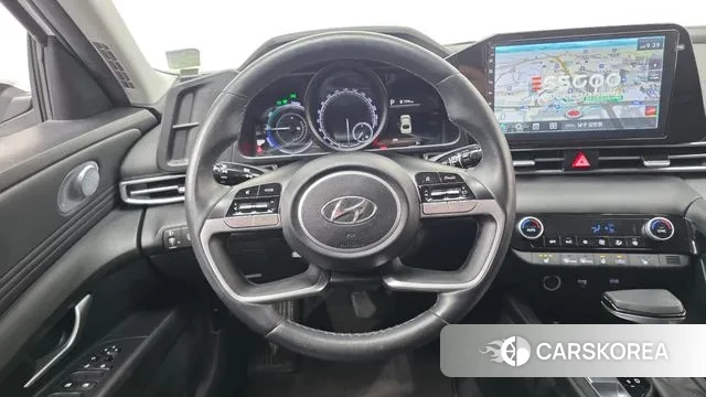 Hyundai Avante Hybrid (CN7) 2022 Белый из Кореи, фото 5