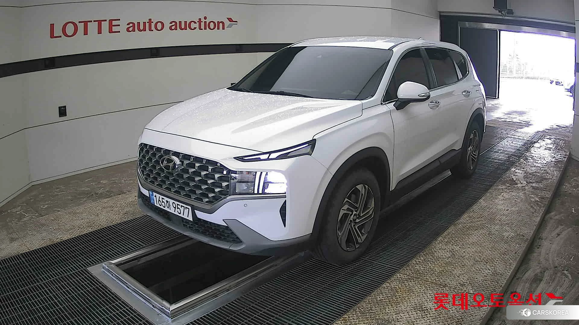 Hyundai Santa Fe 2021 Creamy White Pearl (optional) из Кореи, фото 5