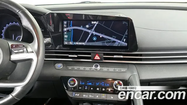 Hyundai Avante Hybrid (CN7) 2021 Белый из Кореи, фото 5