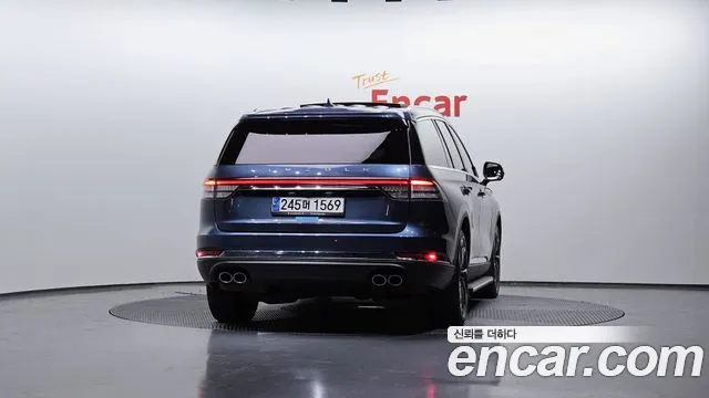 Lincoln Aviator 2nd generation 2019 Синий из Кореи, фото 5