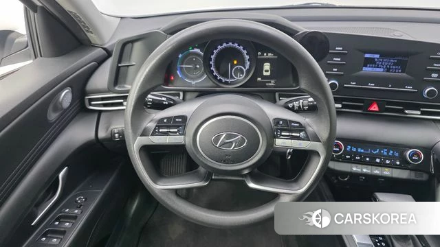 Hyundai Avante Hybrid (CN7) 2021 Белый из Кореи, фото 5