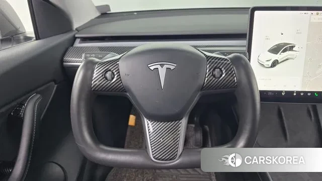 Tesla Model Y 2021 Белый из Кореи, фото 5