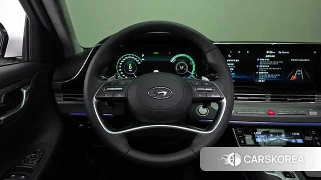 Hyundai The New Grandeur IG Hybrid 2022 Белый из Кореи, фото 5