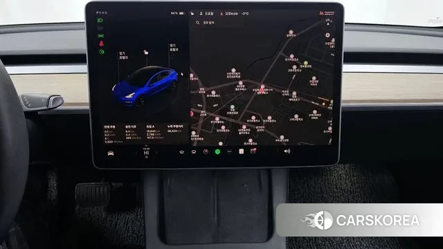 Tesla Model 3 2022 Синий из Кореи, фото 5