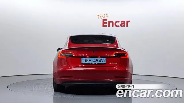 Tesla Model 3 2020 Красный из Кореи, фото 5