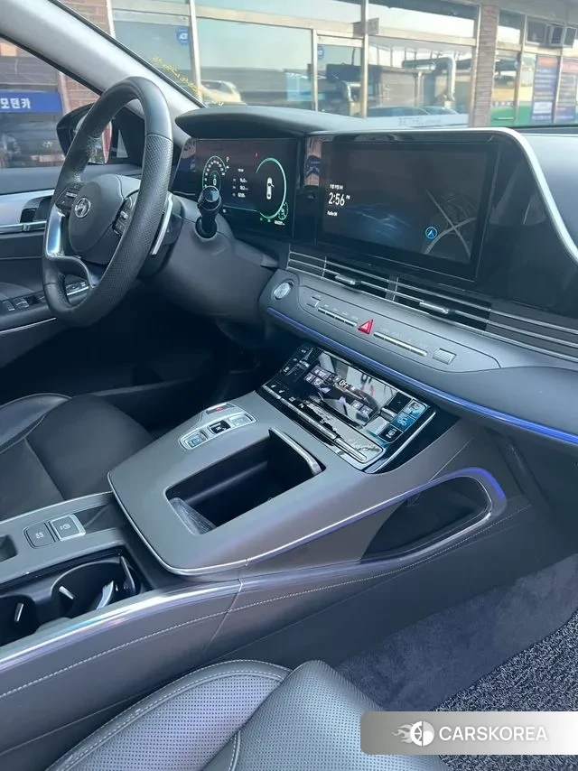 Hyundai The New Grandeur IG Hybrid 2020 Серебристо-серый из Кореи, фото 5