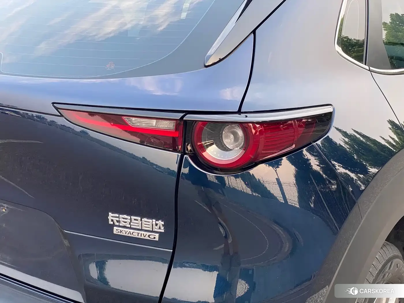 Mazda CX-30 2024 Синий из Китая, фото 5
