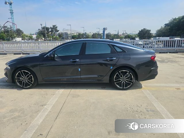 Kia K5 3rd generation 2022 Темно-зеленый из Кореи, фото 5