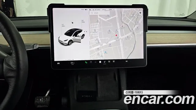 Tesla Model Y 2021 Белый из Кореи, фото 5