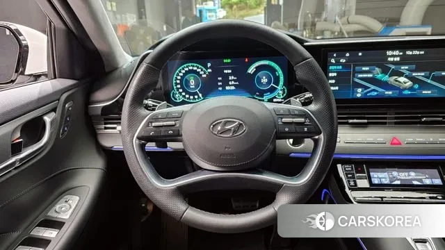 Hyundai The New Grandeur IG Hybrid 2021 Белый из Кореи, фото 5
