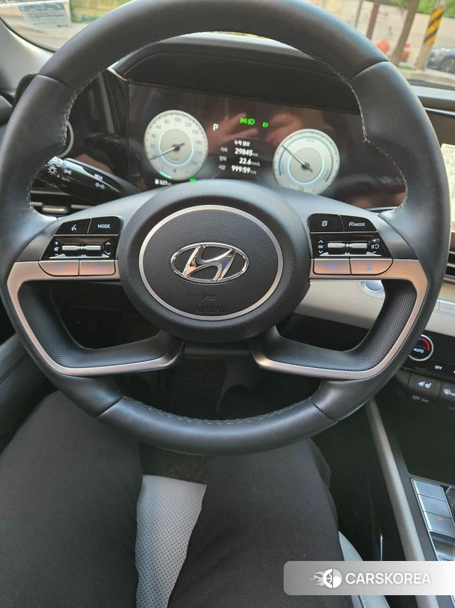 Hyundai Avante Hybrid (CN7) 2023 Темно-зеленый из Кореи, фото 5