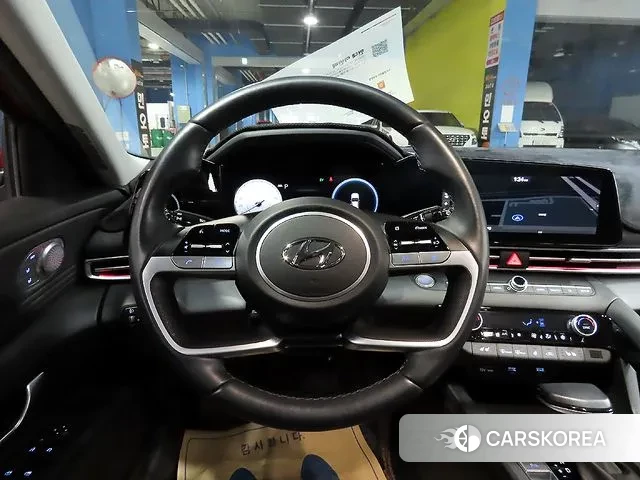 Hyundai Avante Hybrid (CN7) 2022 Красный из Кореи, фото 5
