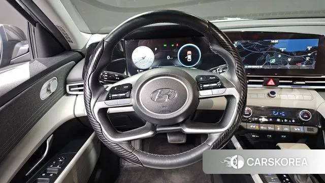 Hyundai Avante Hybrid (CN7) 2023 Серый из Кореи, фото 5