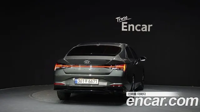 Hyundai Avante Hybrid (CN7) 2020 Серый из Кореи, фото 5