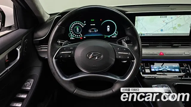Hyundai The New Grandeur IG Hybrid 2020 Белый из Кореи, фото 5