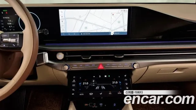 Hyundai Grandeur Hybrid (GN7) 2023 Белый из Кореи, фото 5